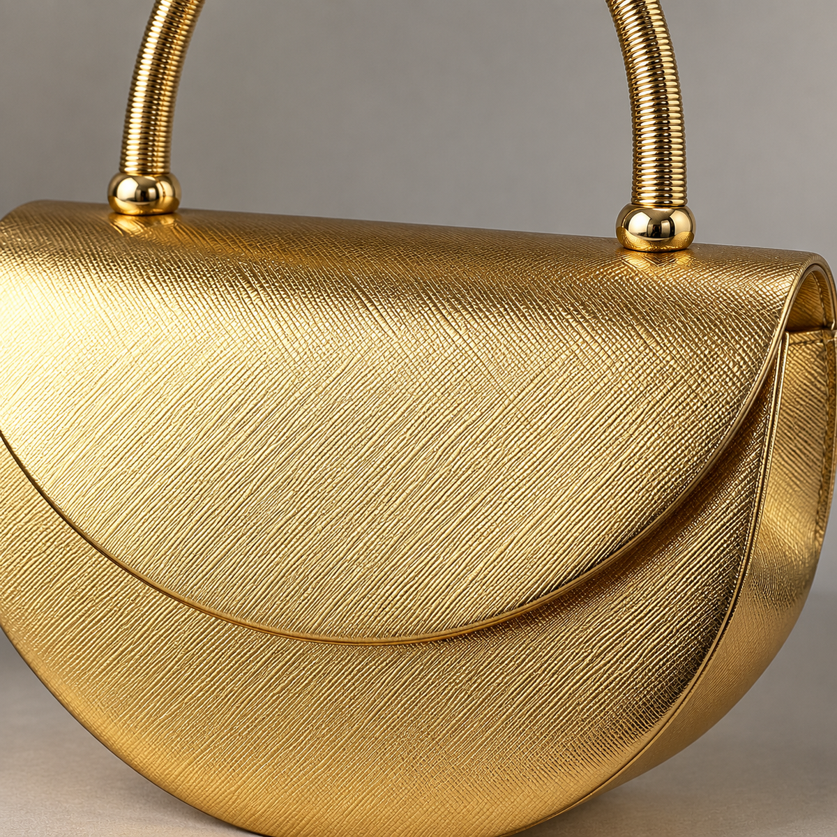 Clutch con Pedrería – Dorado — vista 02