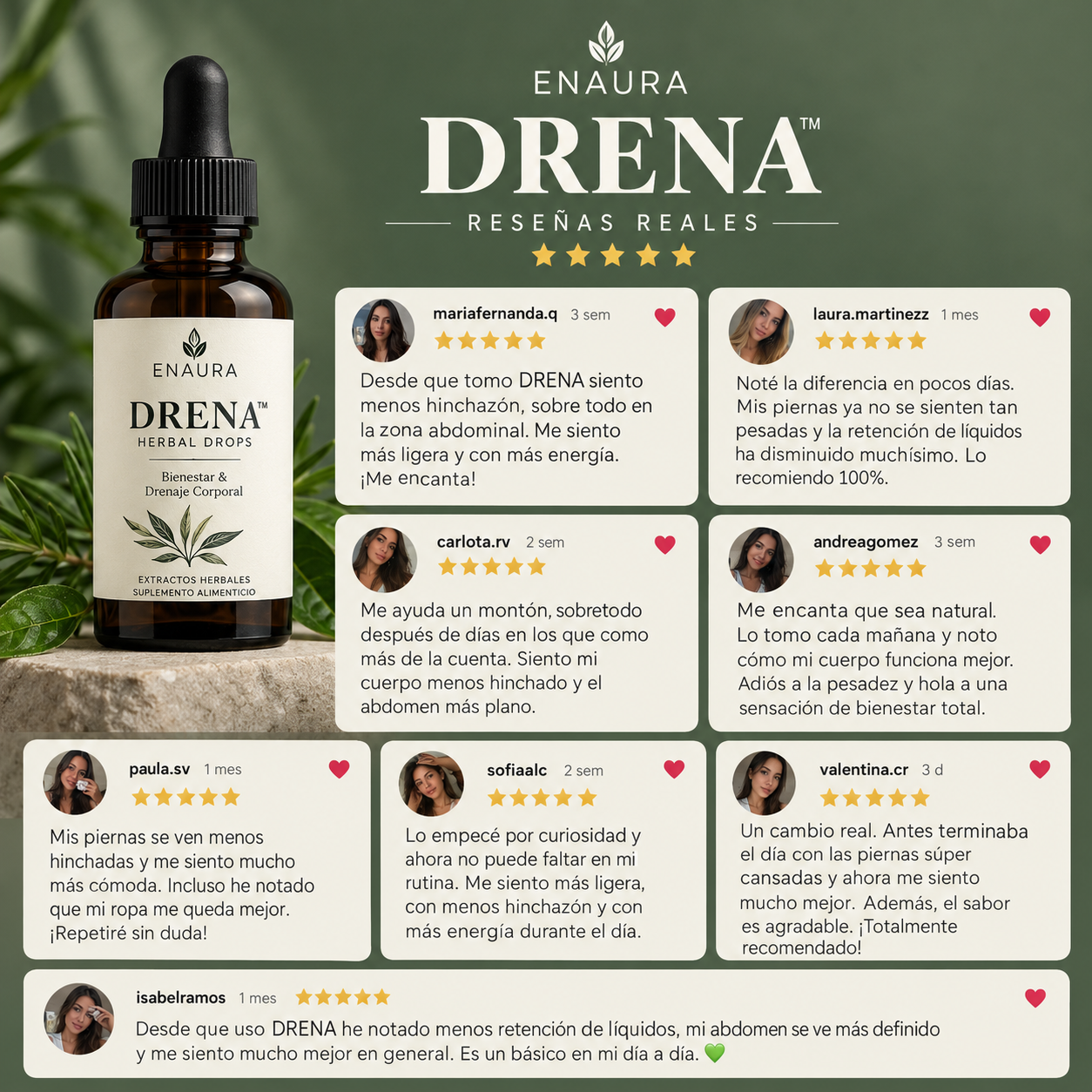 Enaura DRENA™  Bienestar & Drenaje Corporal