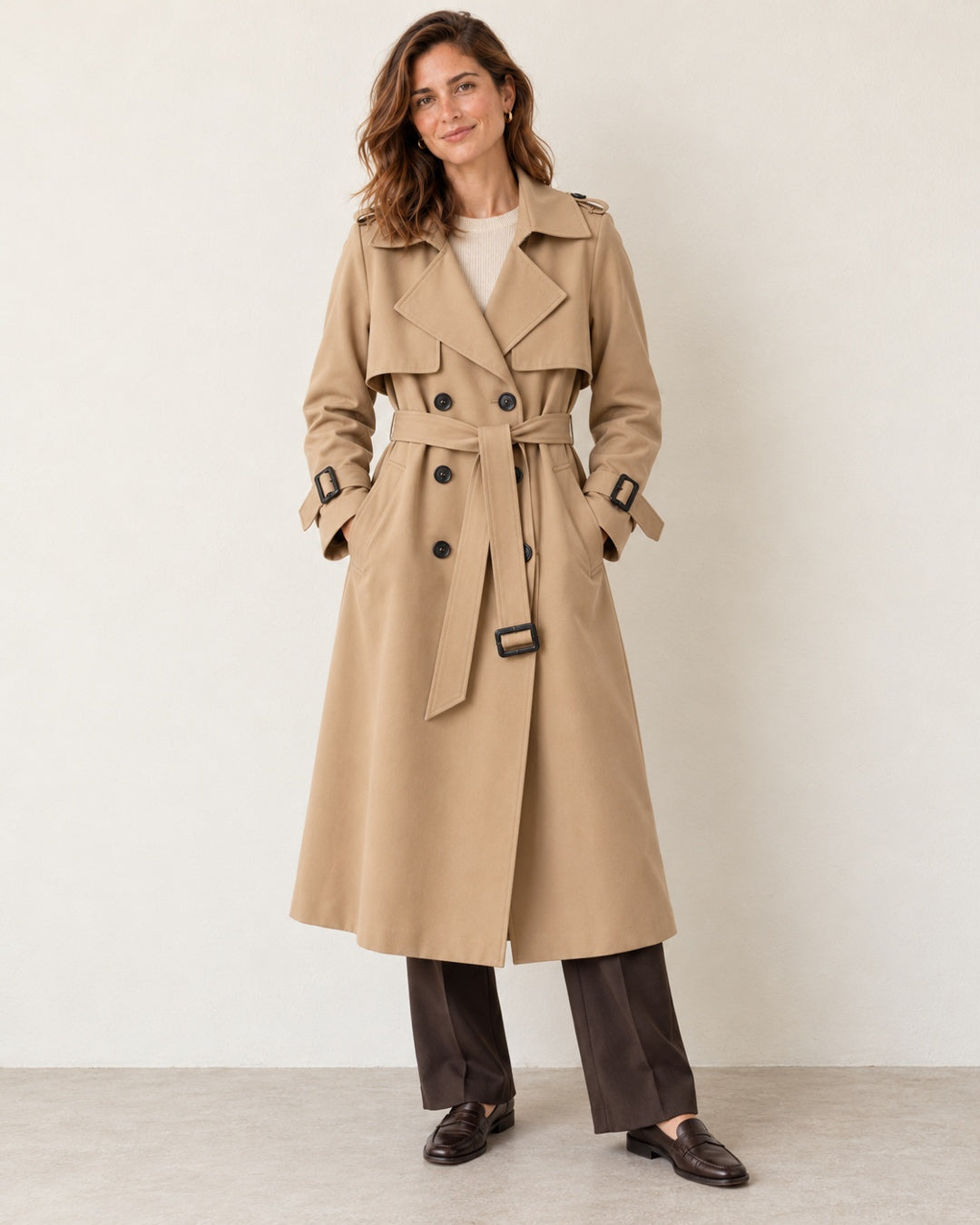 Gabardina Clásica con Cinturón · 1
