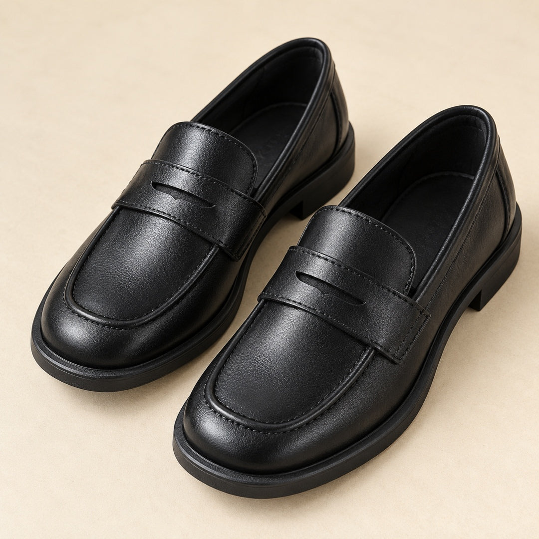 Mocasines con Plataforma – Negro · 3