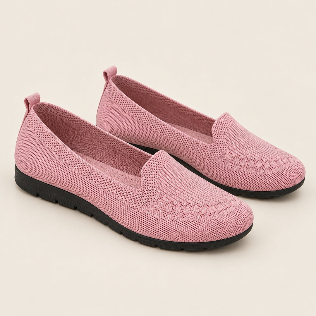 Mocasines de Punto Cómodos – Rosa · 1
