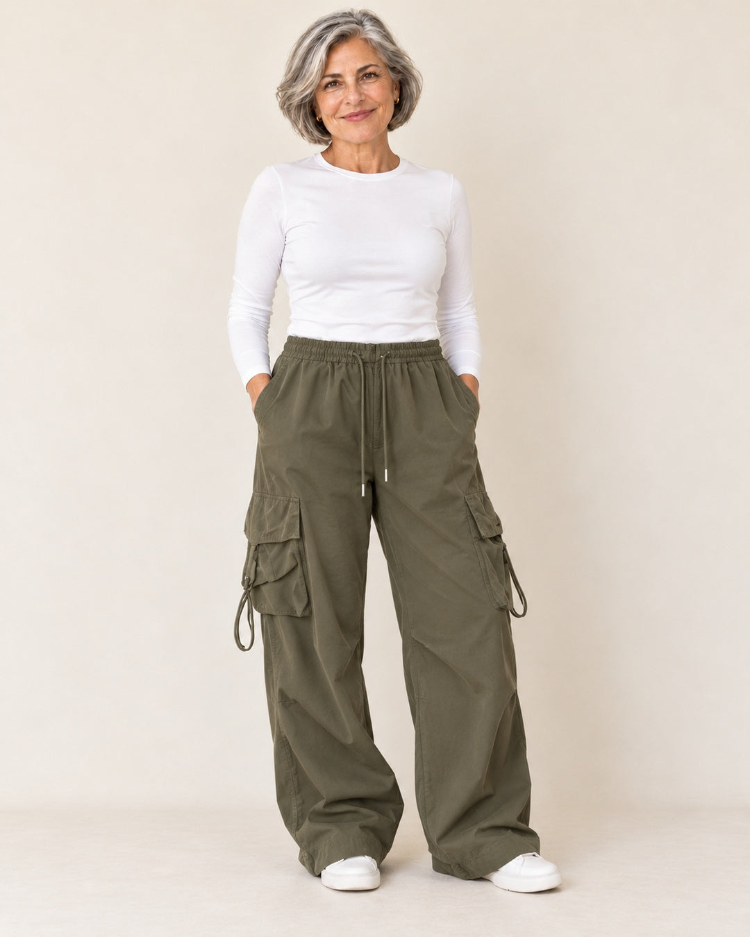 Pantalón Cargo Jogger Mujer · 2