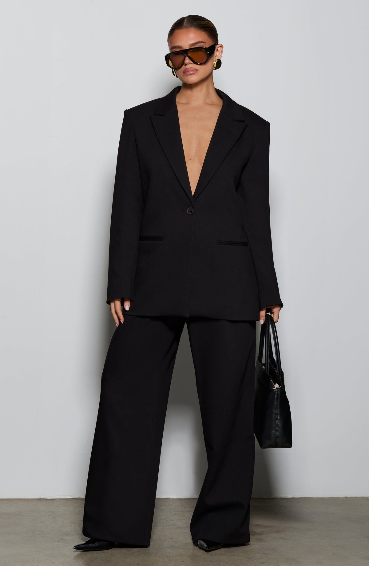 Blazer Oversize Reece – Negro