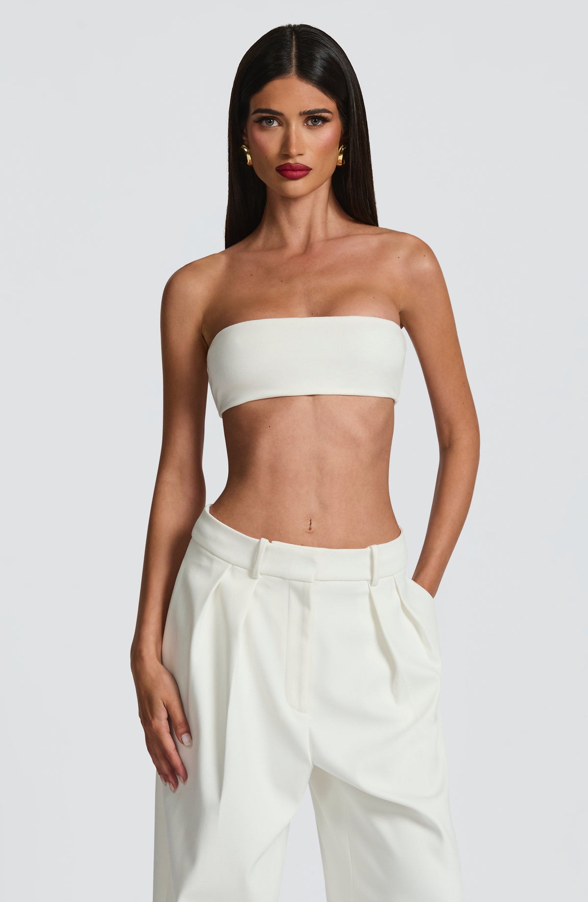 Top Bandeau Simi – Marfil