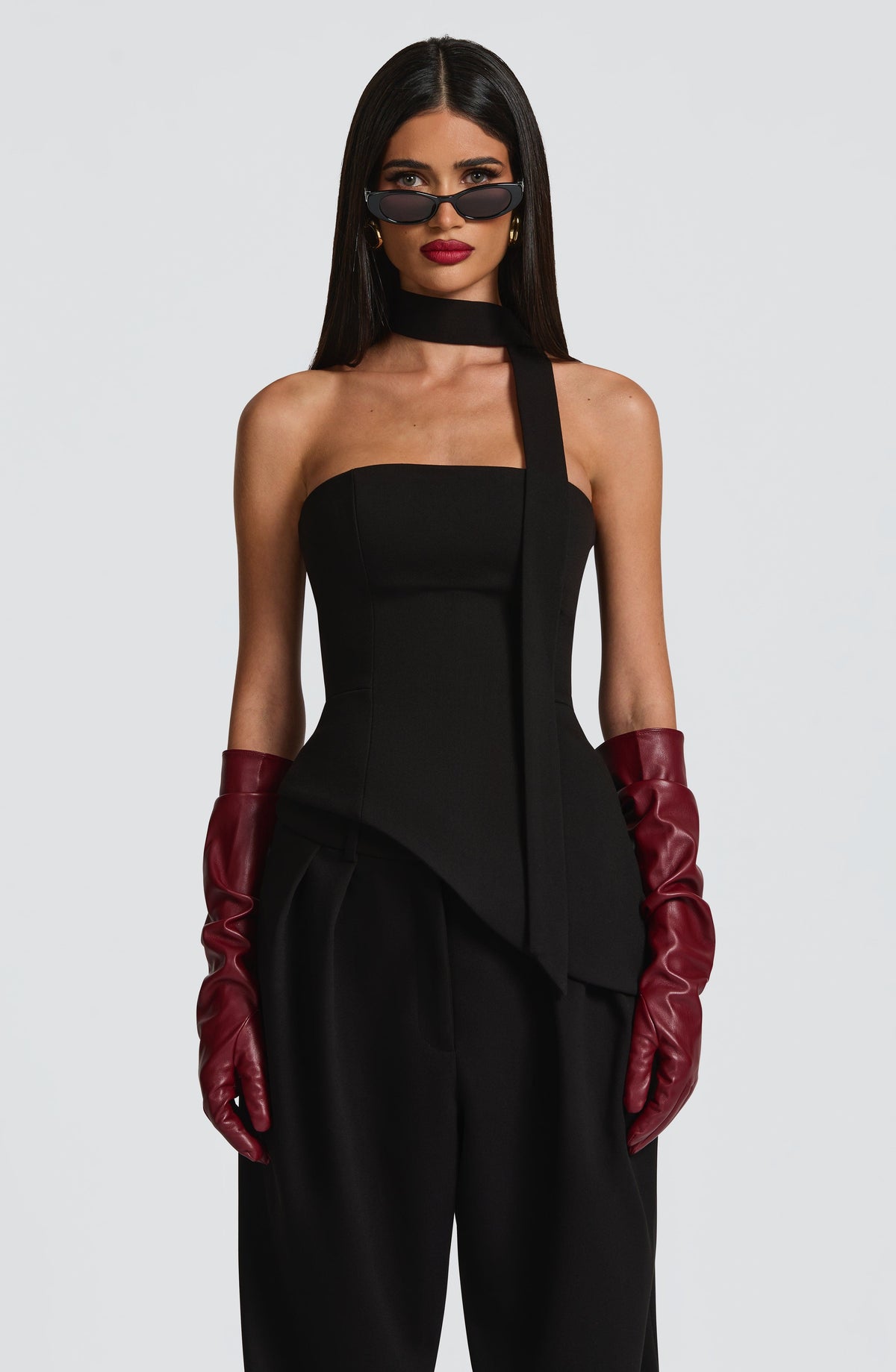 Top Corsé Largo Sloan – Negro
