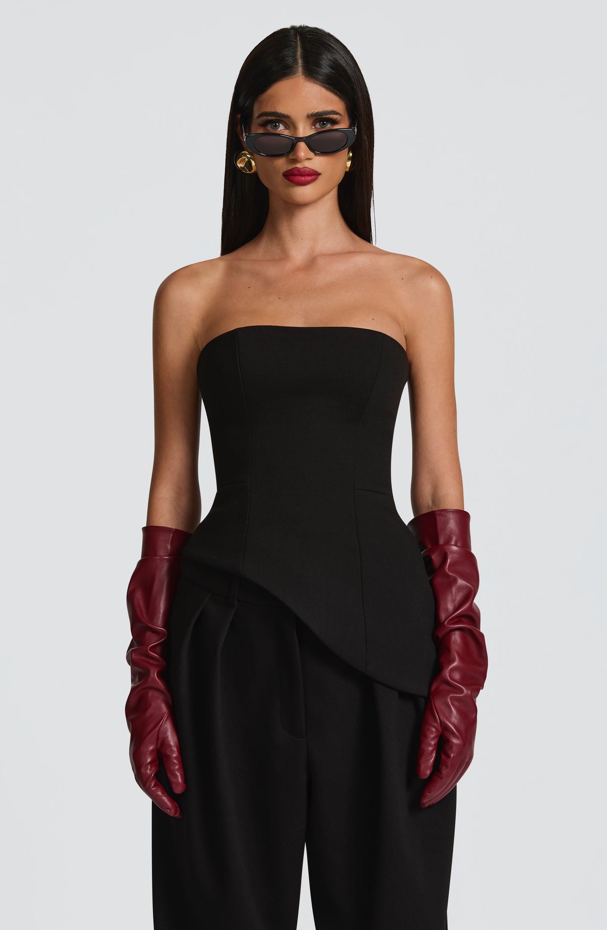 Top Corsé Largo Sloan – Negro