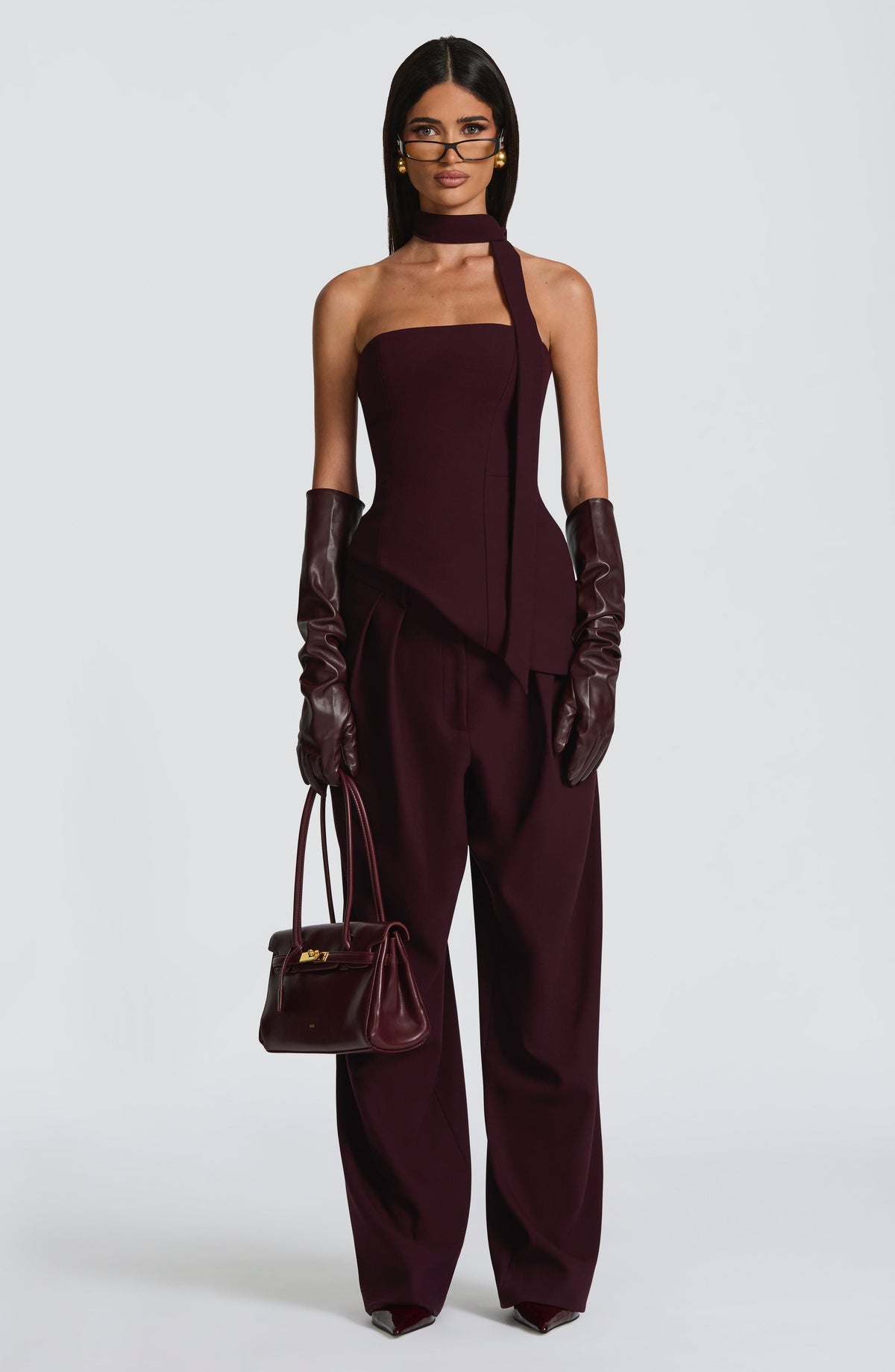 Top Corsé Largo Sloan – Ciruela