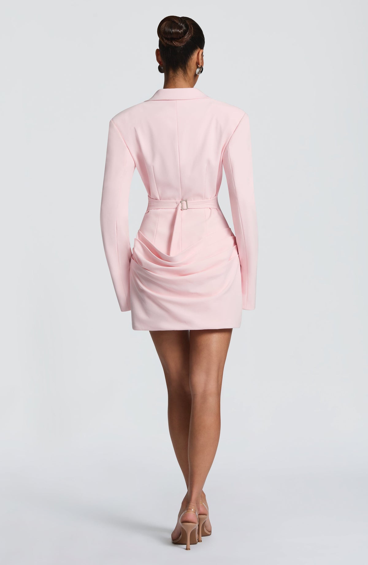 Vestido Blazer Corto Susie – Rosa Empolvado