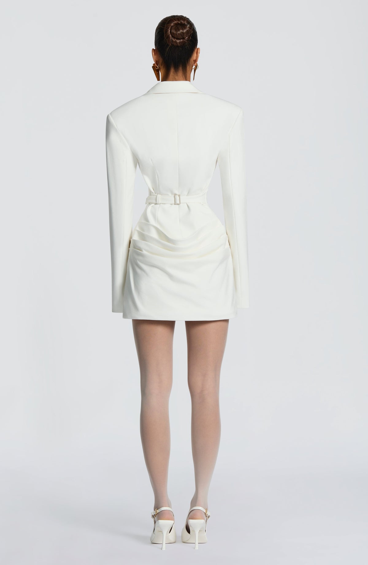 Vestido Blazer Corto Susie – Marfil