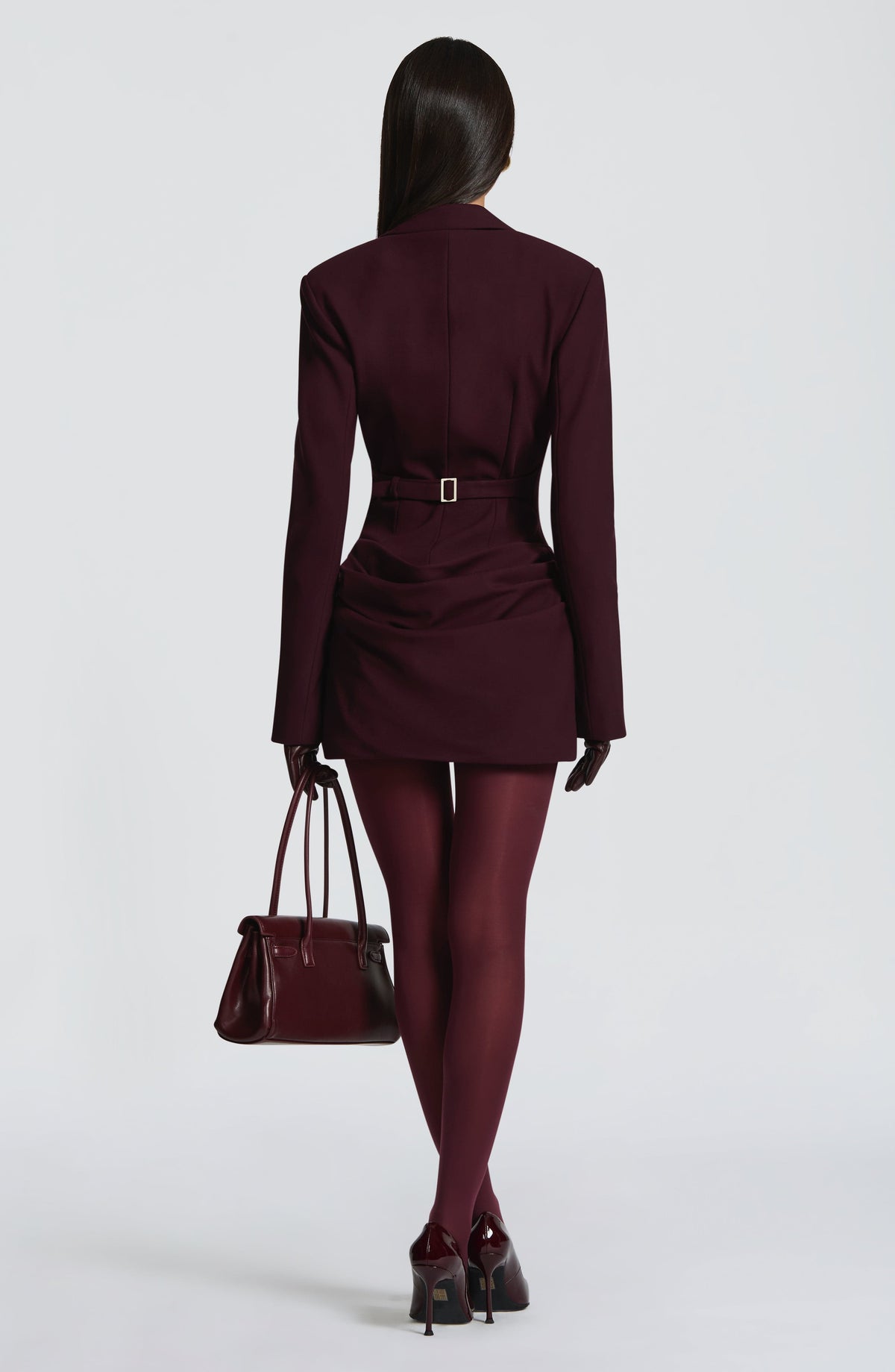Vestido Blazer Corto Susie – Ciruela