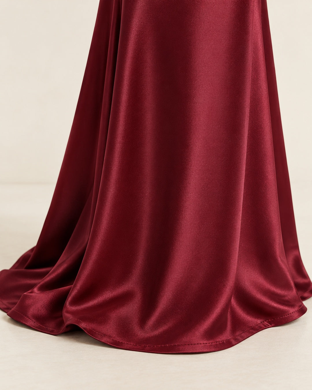 Vestido Largo de Fiesta Satinado – Talla Única · 5